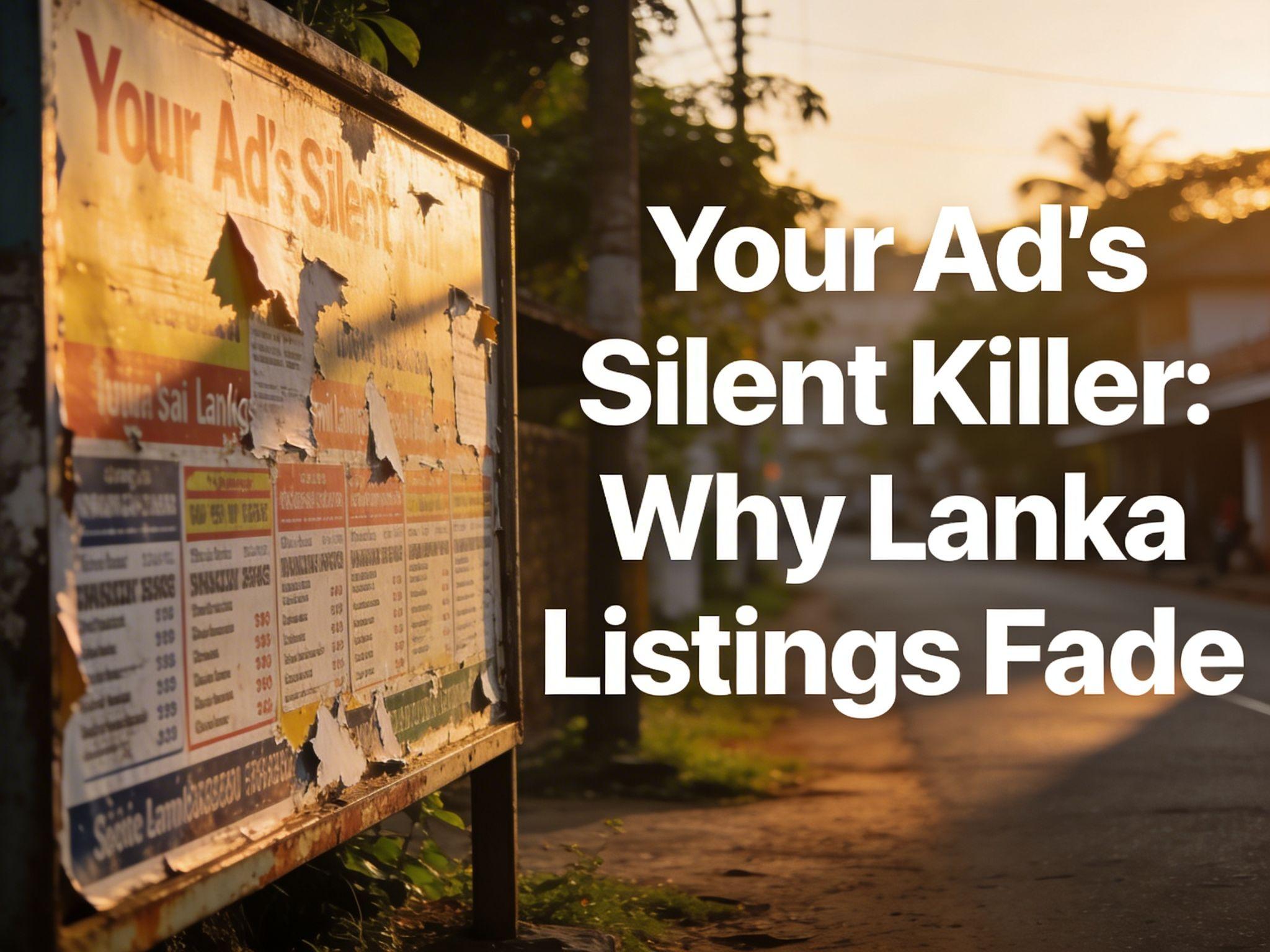 Your Ad's Silent Killer : Why Lanka Ad Listings Fade