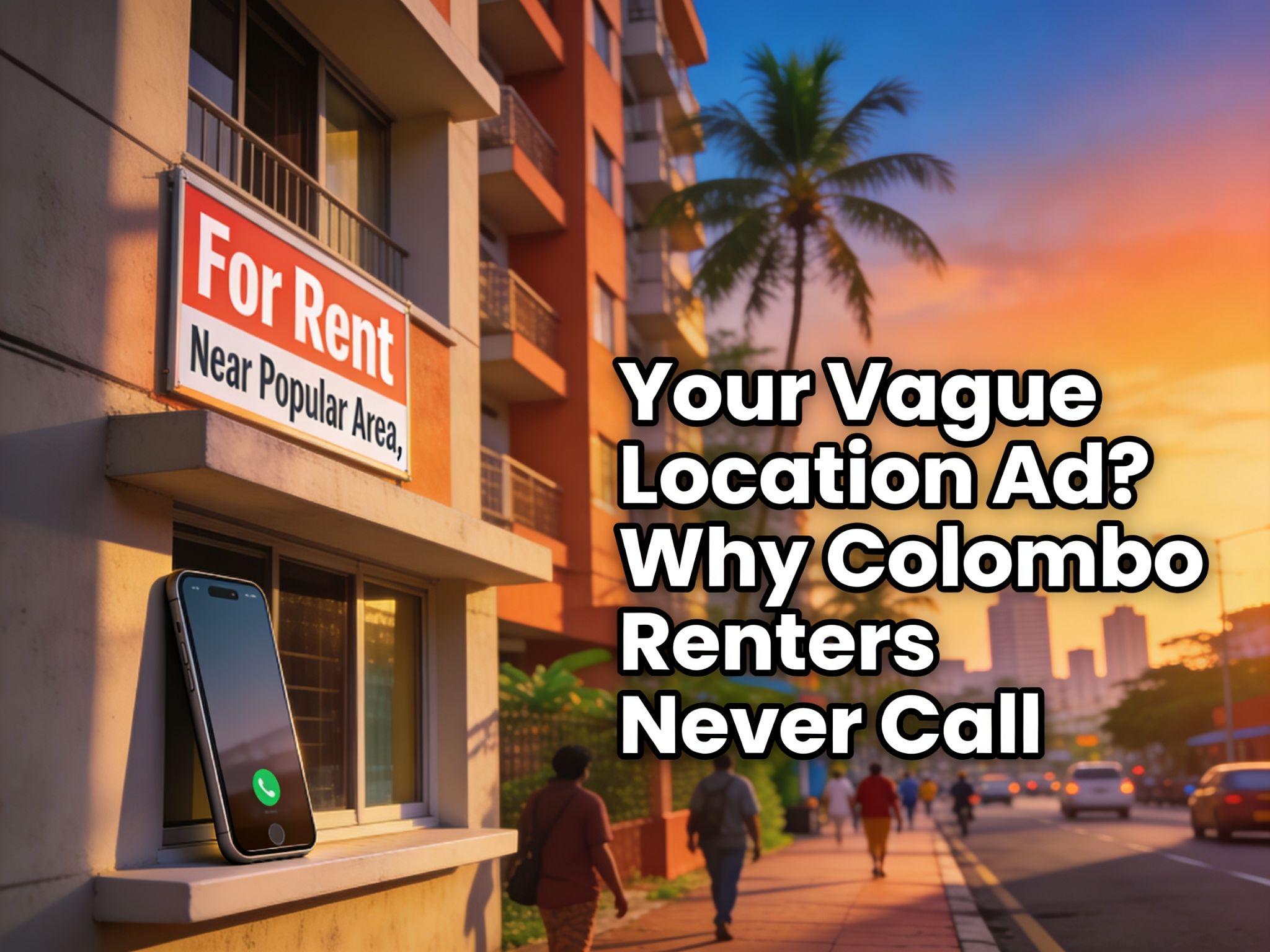 Apartment Classifieds Sri Lanka: Your Vague Location Ad? Why Colombo Renters Never Call