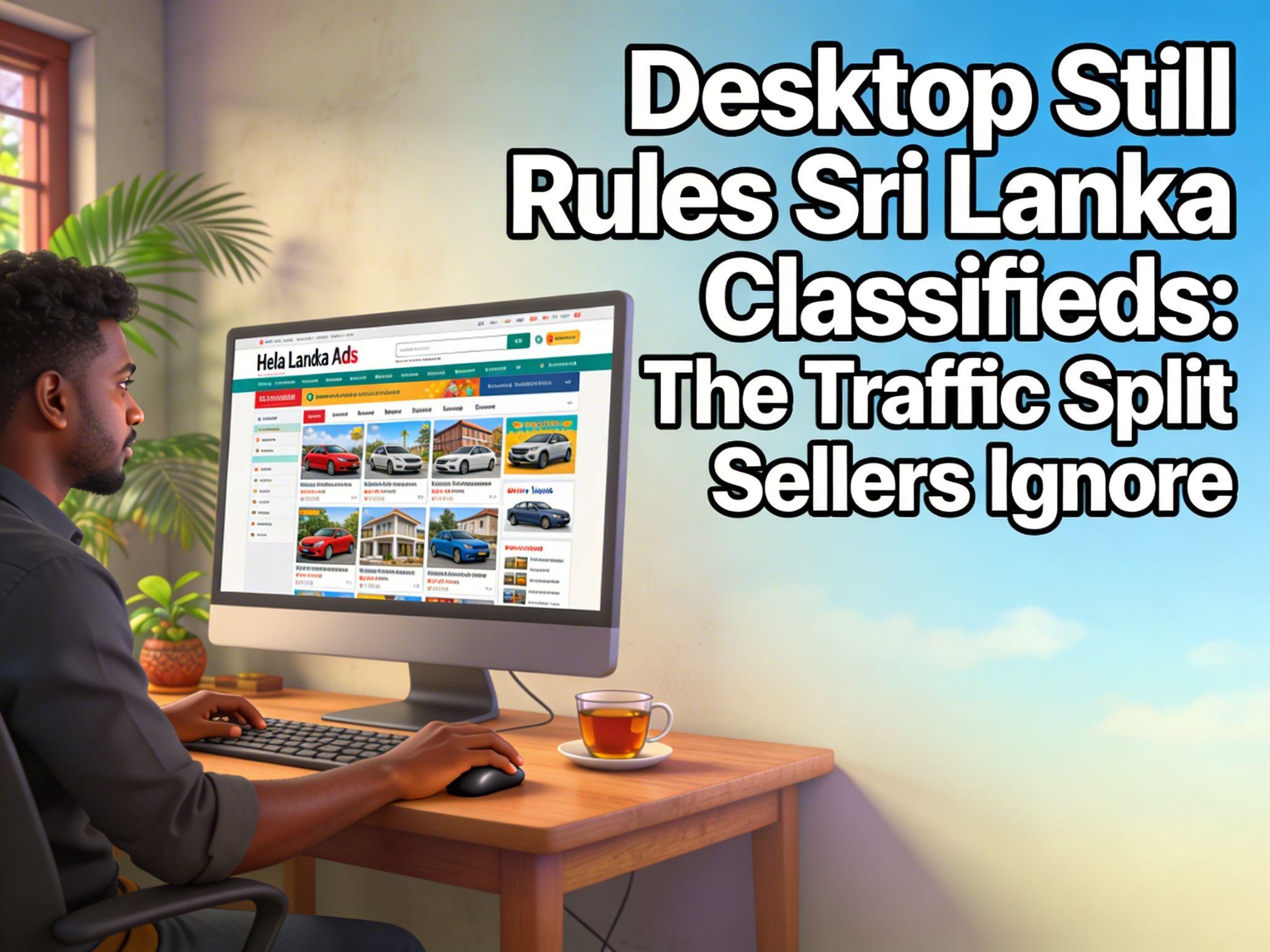 Desktop Still Rules Sri Lanka Classifieds: The Traffic Split Sellers Ignore