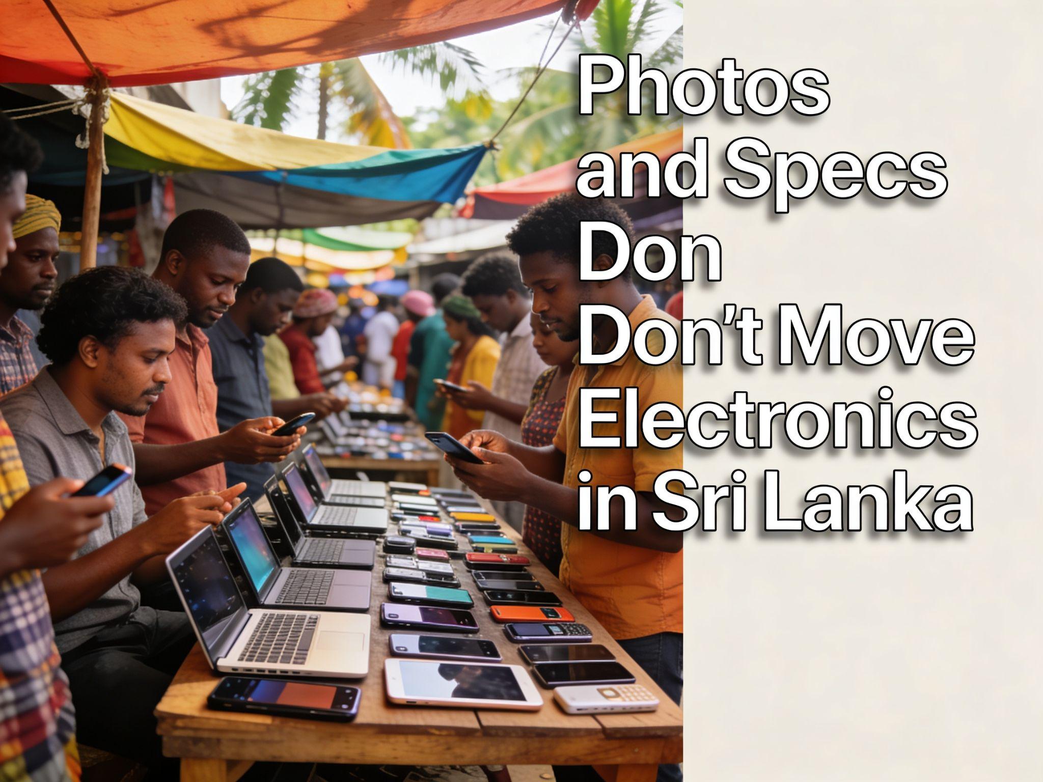 Photos and Specs Don't Move Electronics in Sri Lanka