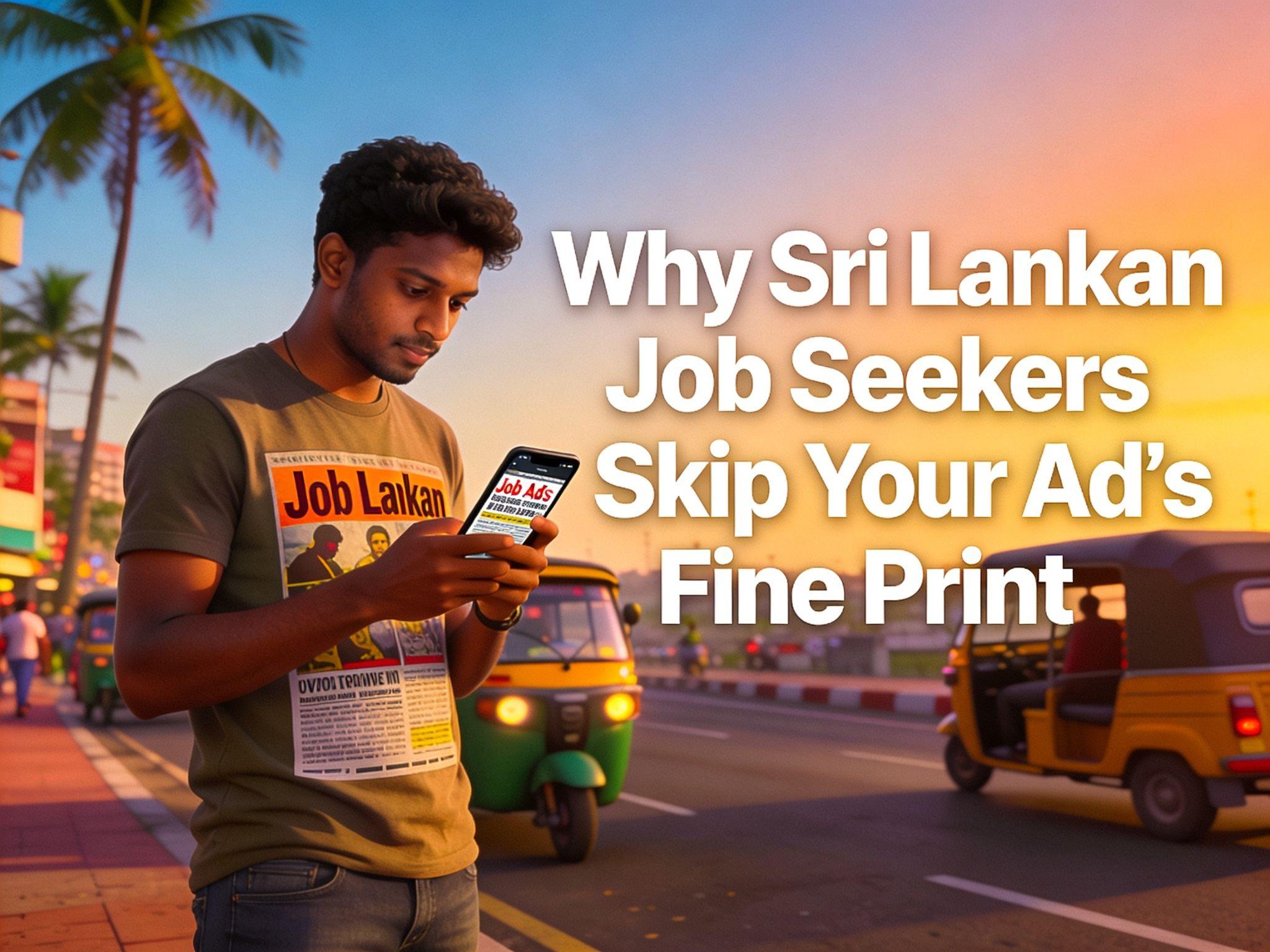 Why Sri Lankan Job Seekers Skip Your Ad's Fine Print