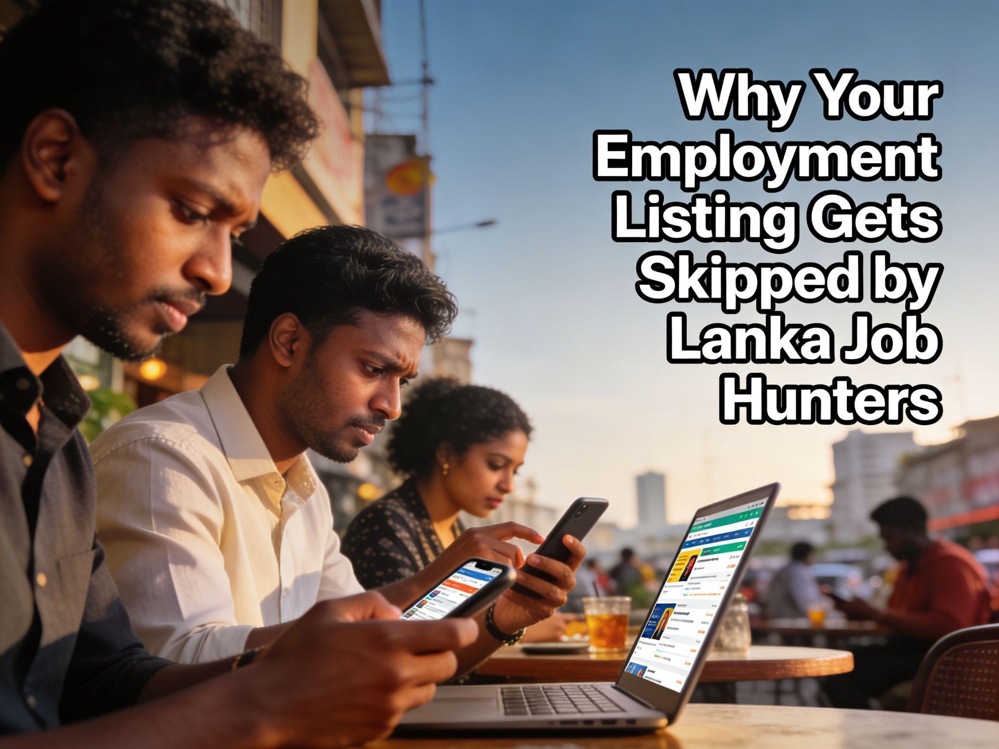 Why Your Employment Listing Gets Skipped by Lanka Job Hunters