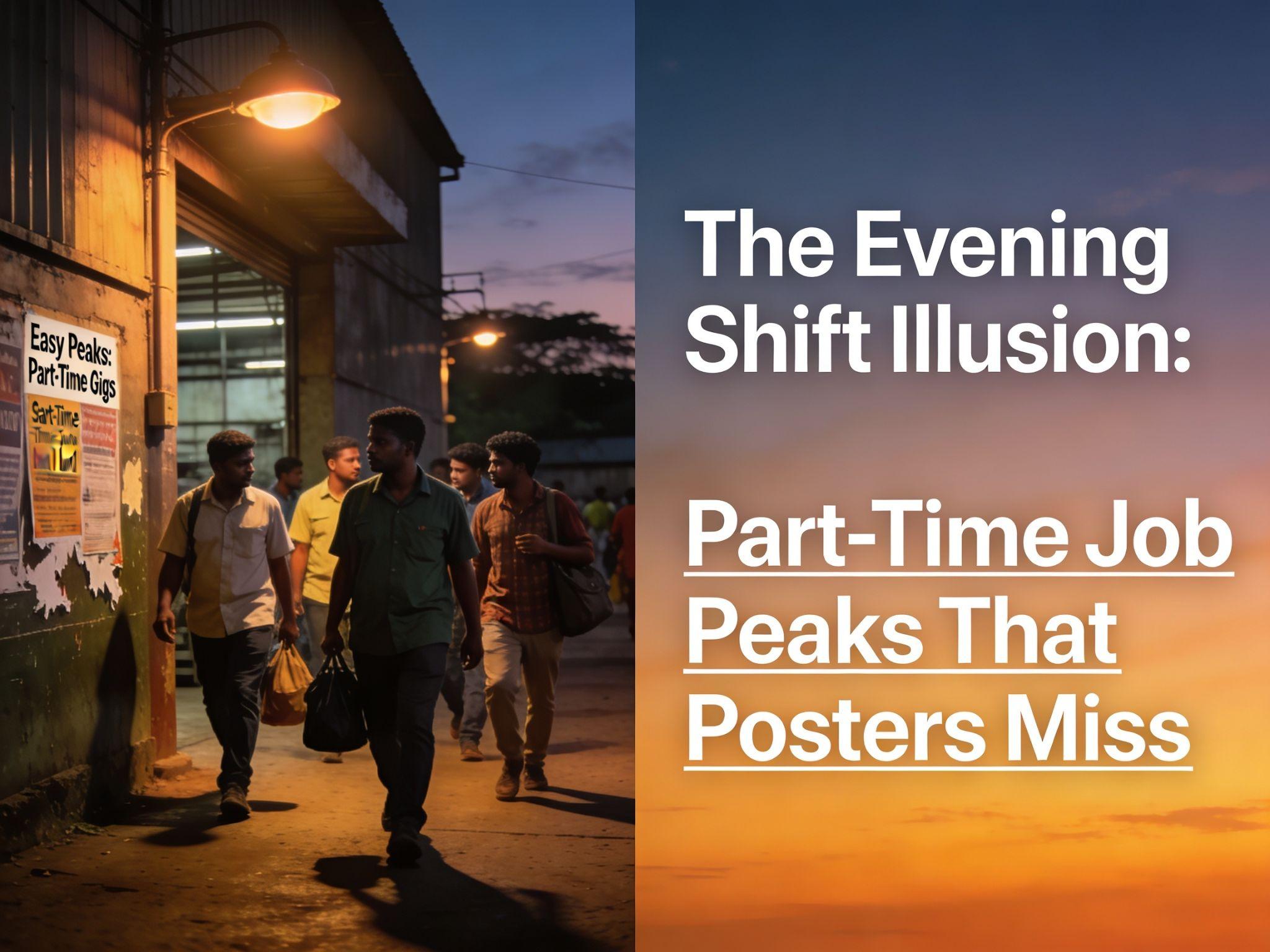 The Evening Shift Illusion: Part-Time Jobs Sri Lanka Peaks That Posters Miss