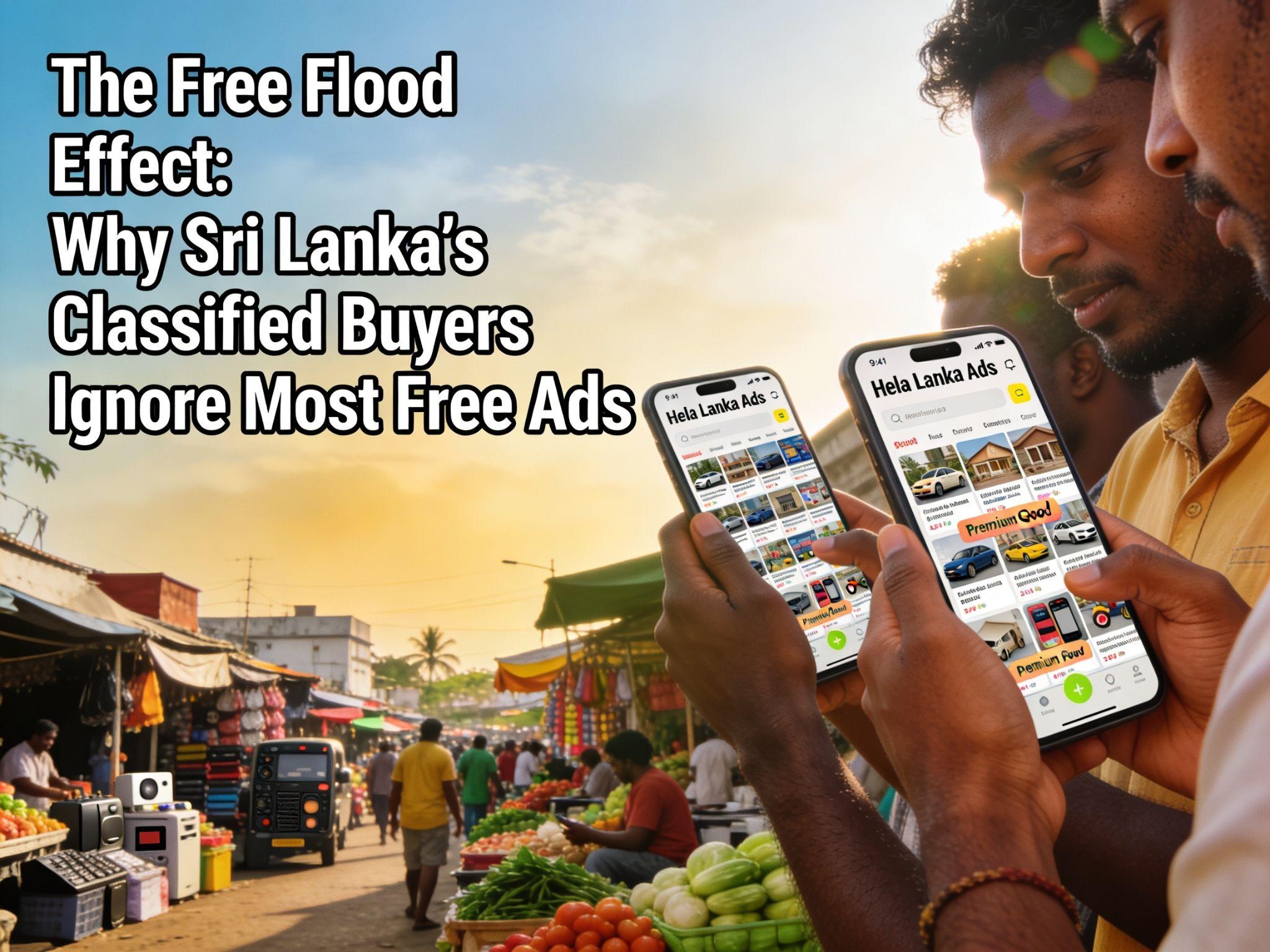 The Free Flood Effect: Why Sri Lanka's Classified Buyers Ignore Most Free Ads