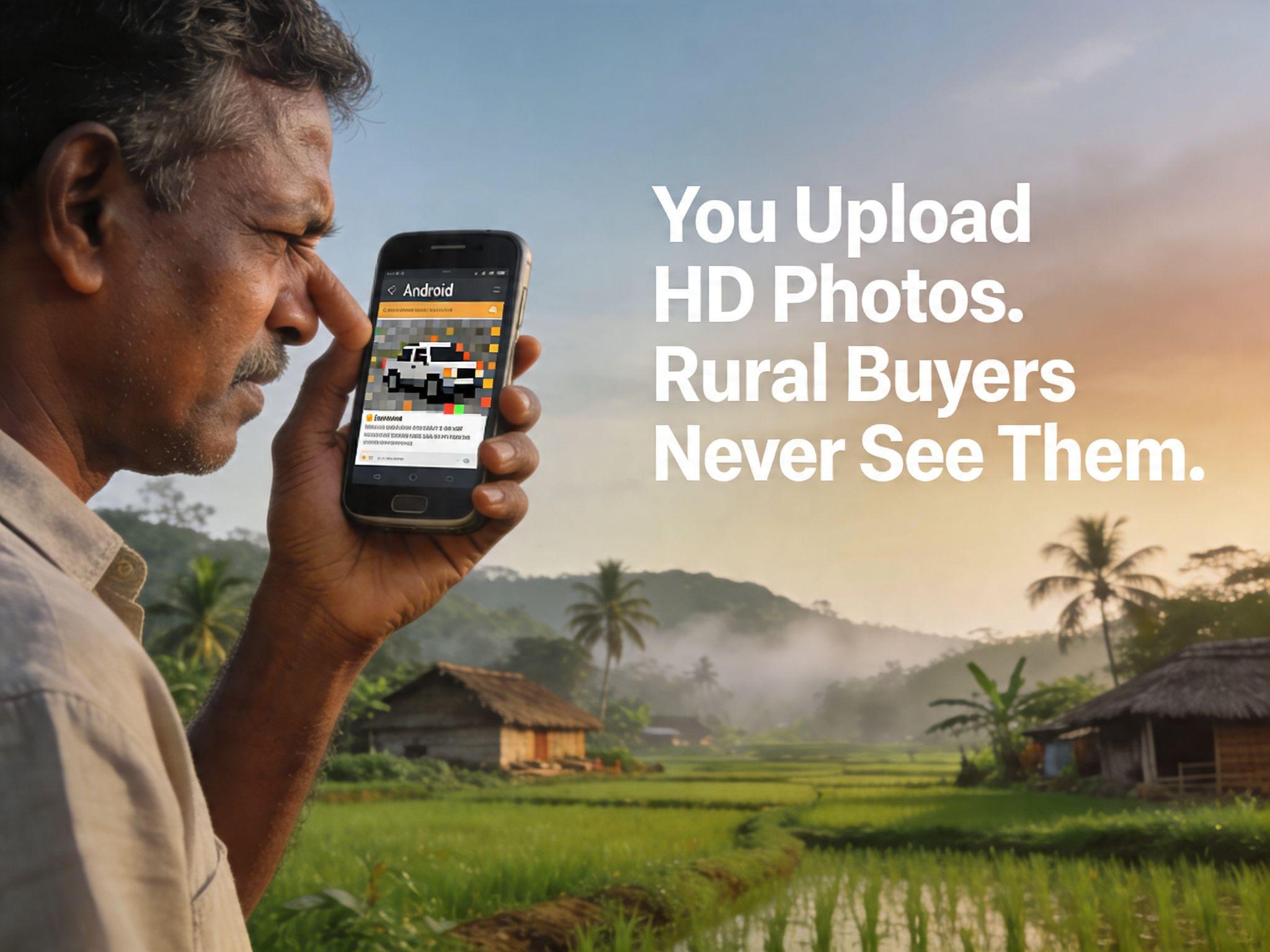 You Upload HD Photos. Rural Buyers Never See Them.