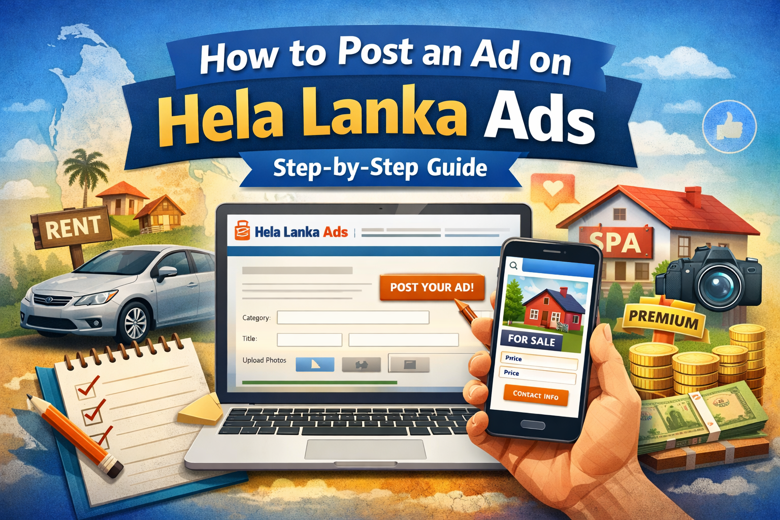 How to Post an Ad on Hela Lanka Ads
