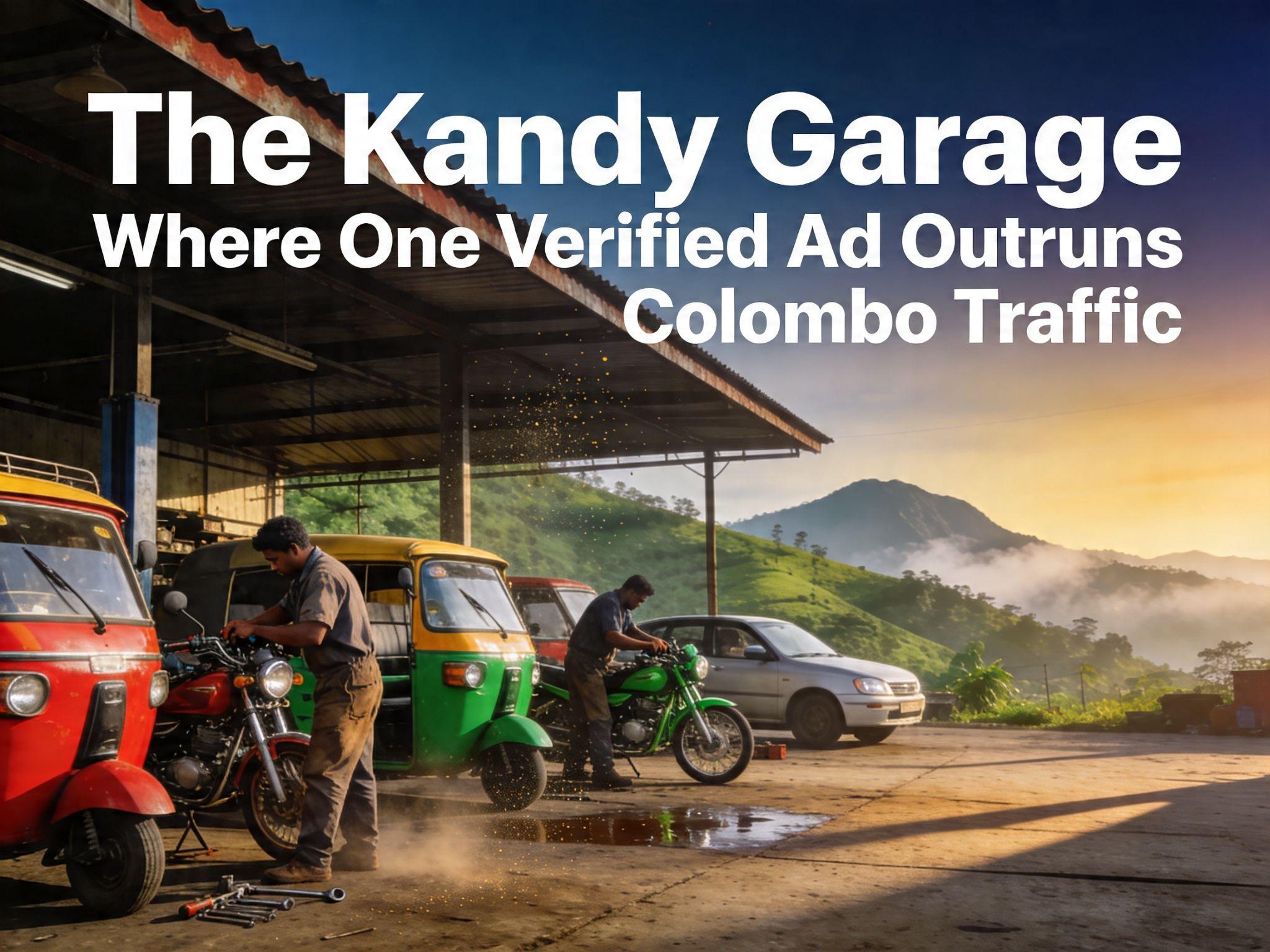 The Kandy Garage Where One Verified Ad Outruns Colombo Traffic