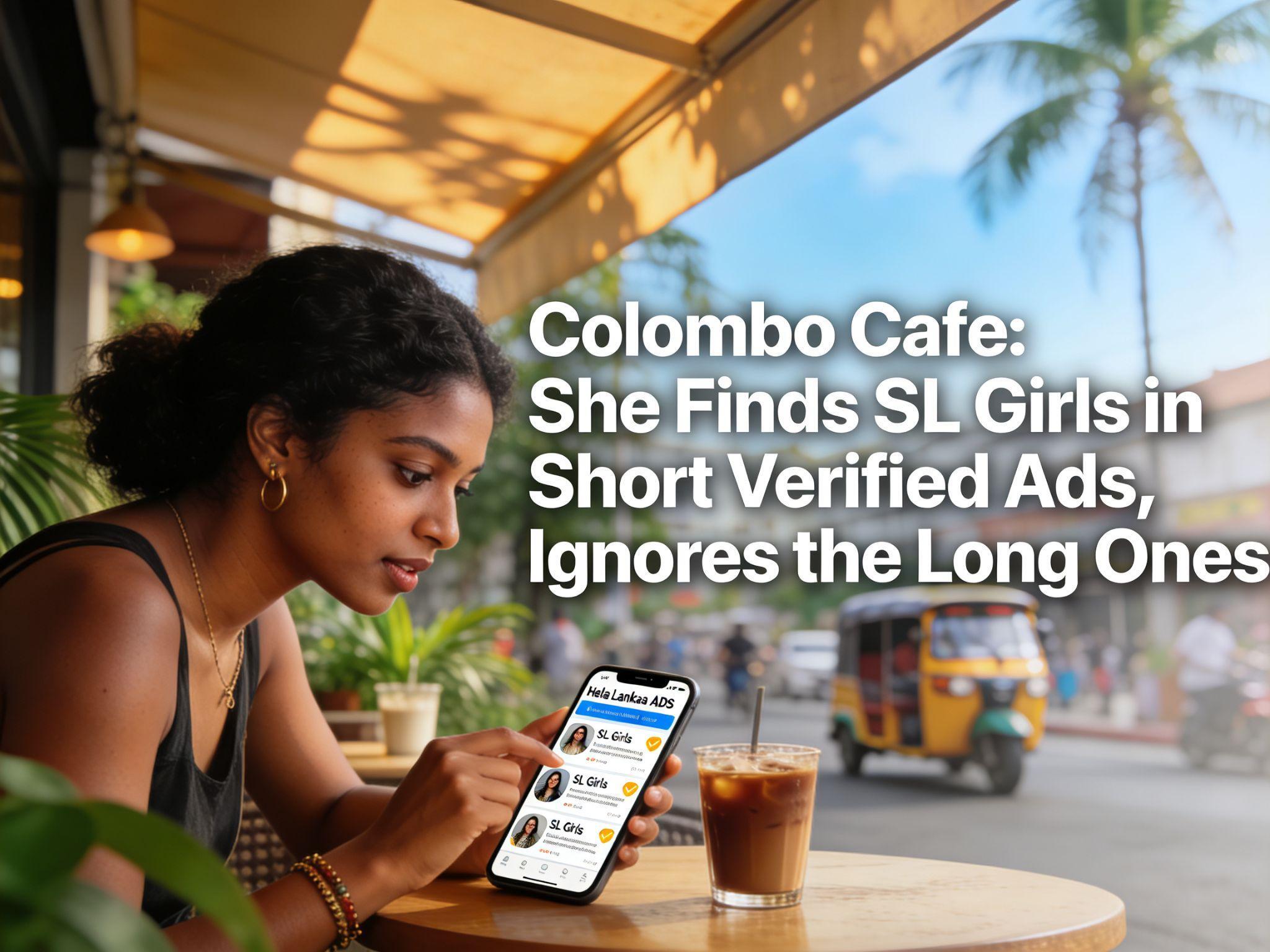 Colombo Cafe: She Finds SL Girls in Short Verified Ads, Ignores the Long Ones