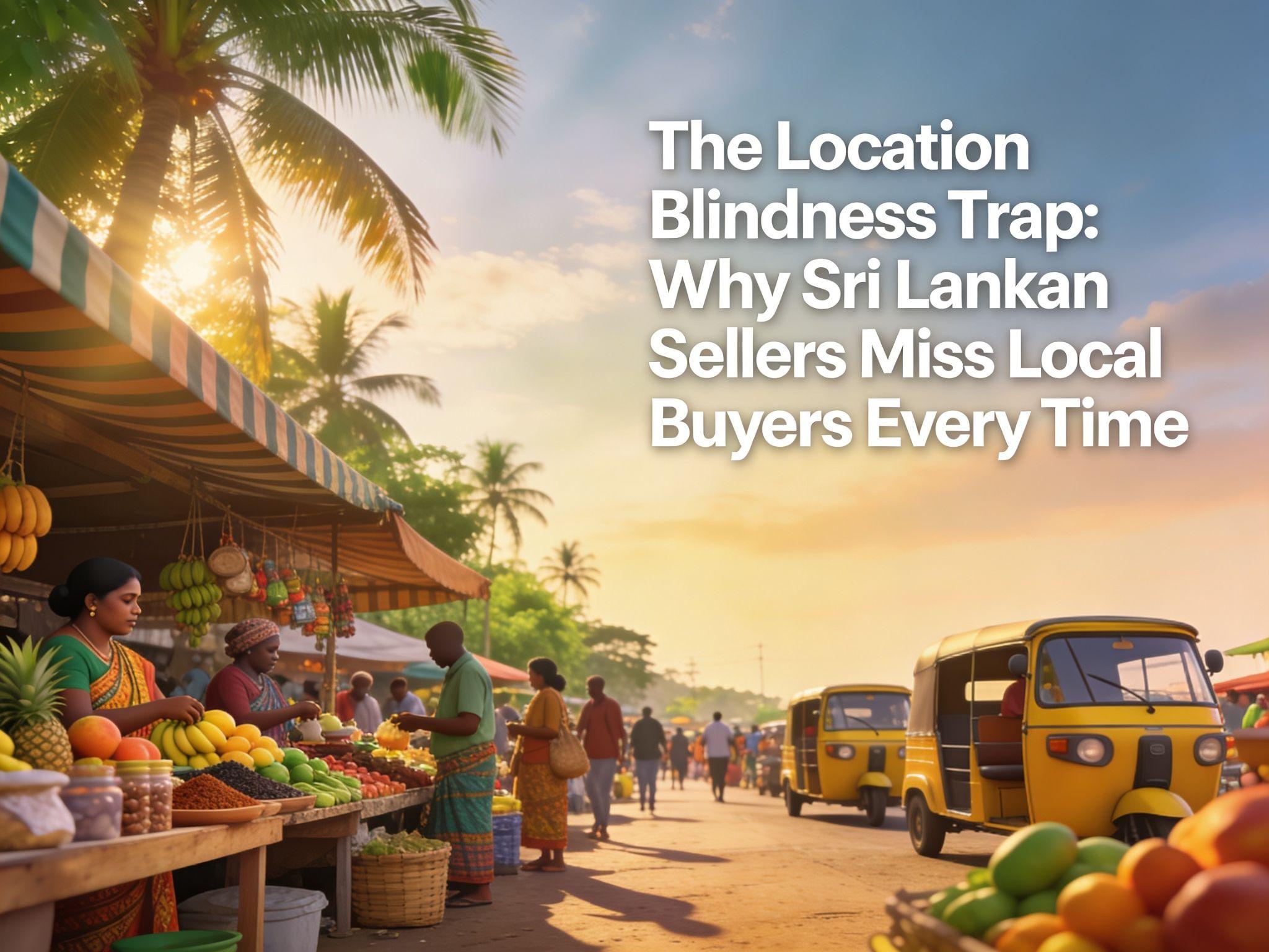 The Location Blindness Trap: Why Sri Lankan Sellers Miss Local Buyers Every Time