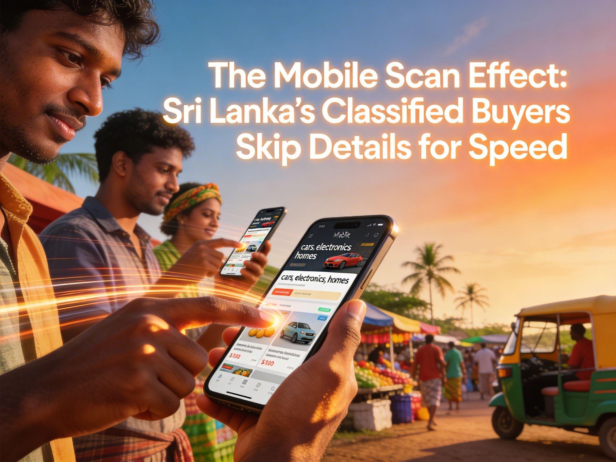 The Mobile Scan Effect: Sri Lanka's Classified Buyers Skip Details for Speed