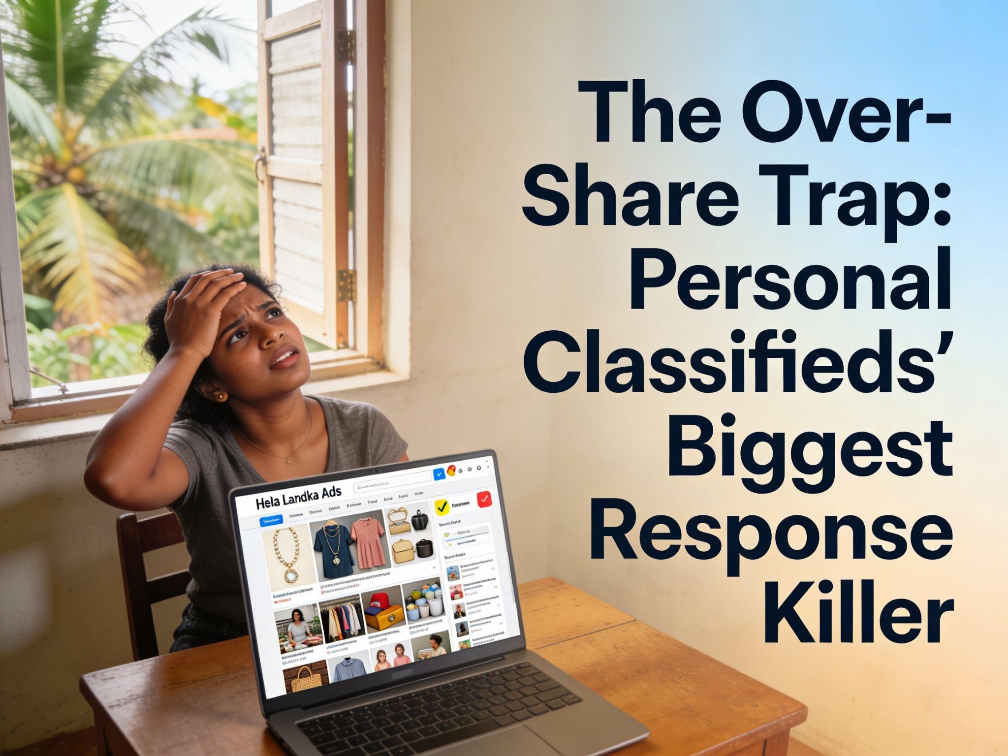 The Over-Share Trap: Personal Classifieds' Biggest Response Killer
