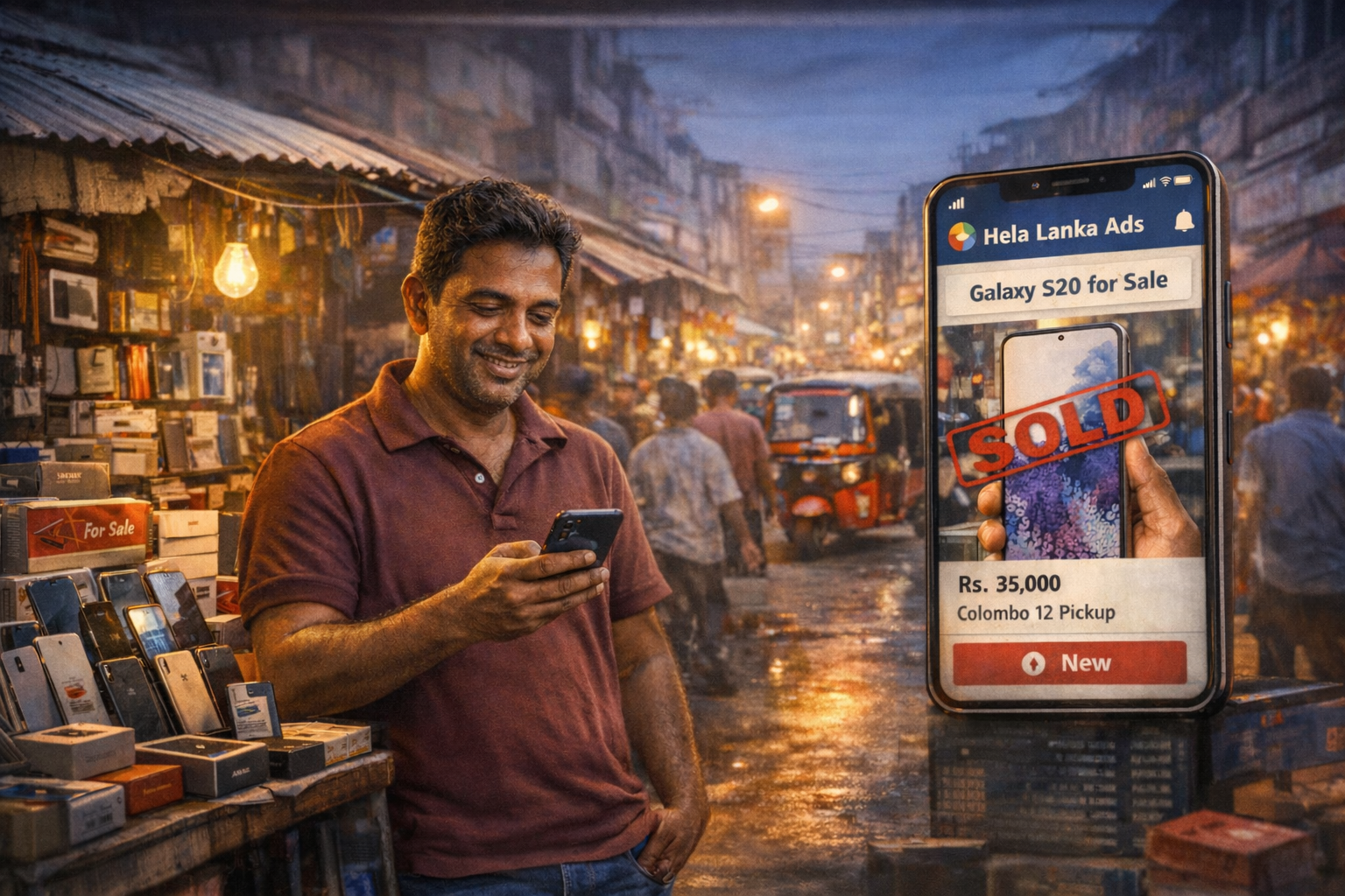 The Pettah Phone Seller Who Swapped Stalls for Screens - Hela Lanka Ads
