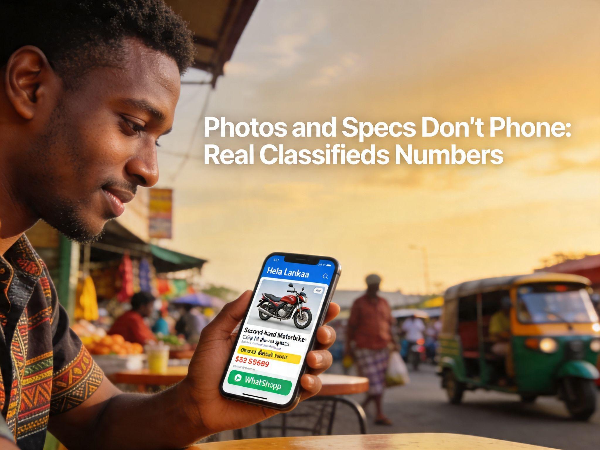 Photos and Specs Don't Phone: Real Classifieds Numbers