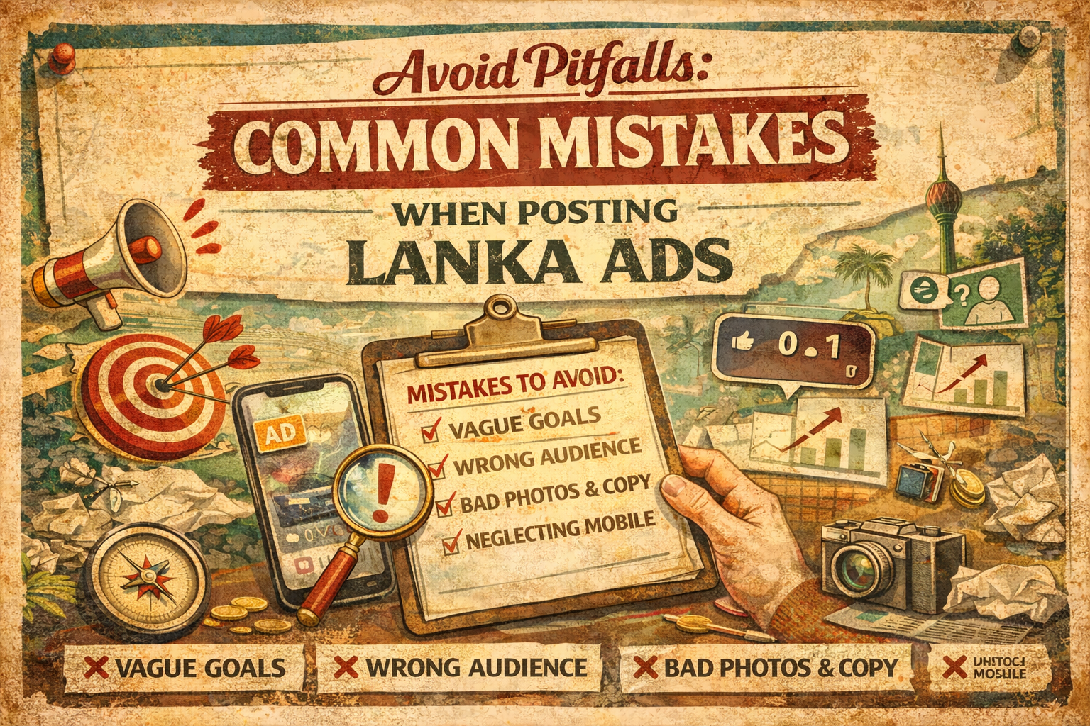 Avoid Pitfalls: Common Mistakes When Posting Lanka Ads