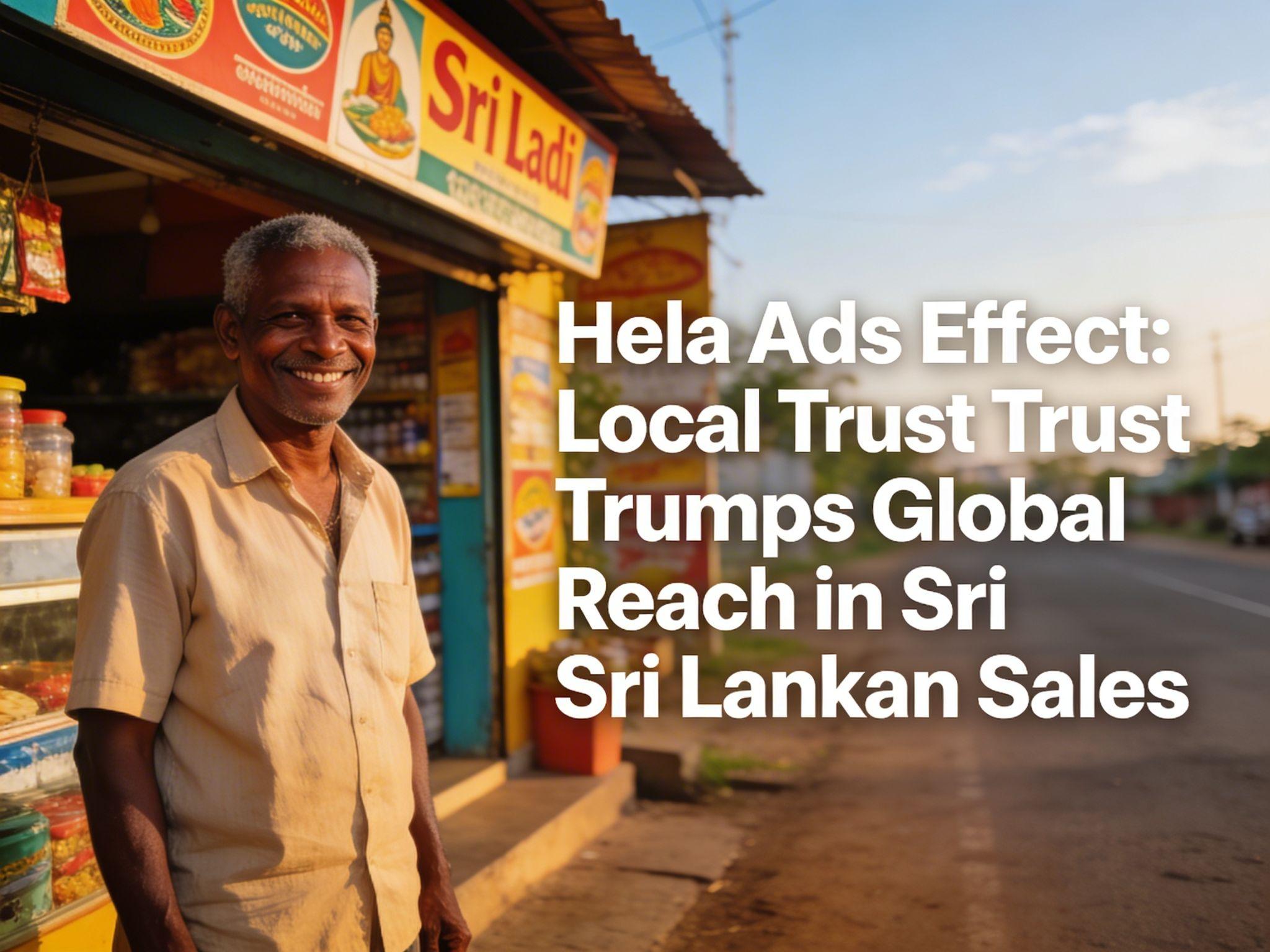 Hela Ads Effect - Local Trust Trumps Global Reach in Sri Lankan Sales
