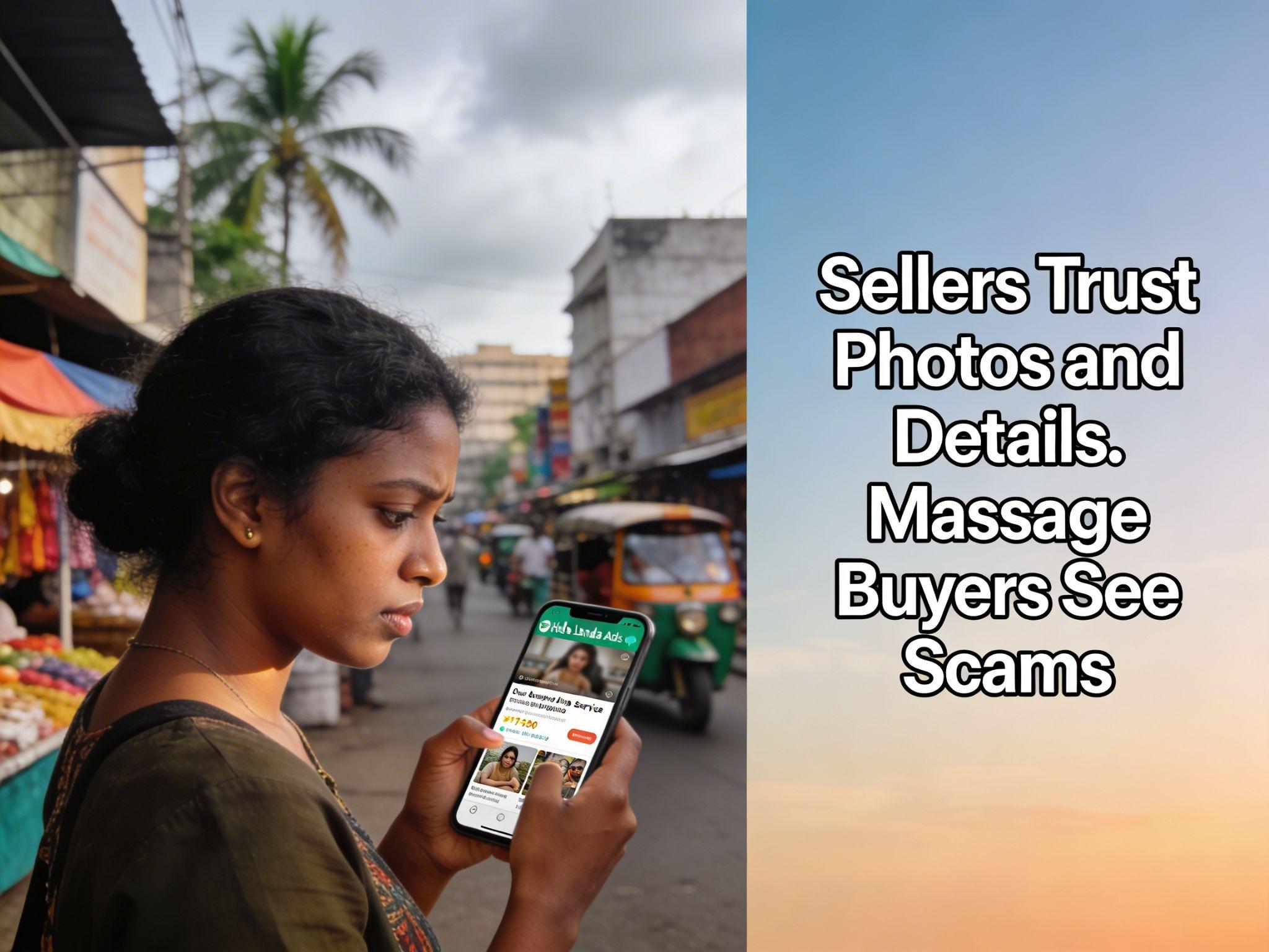 Sellers Trust Photos and Details. Massage Buyers See Scams