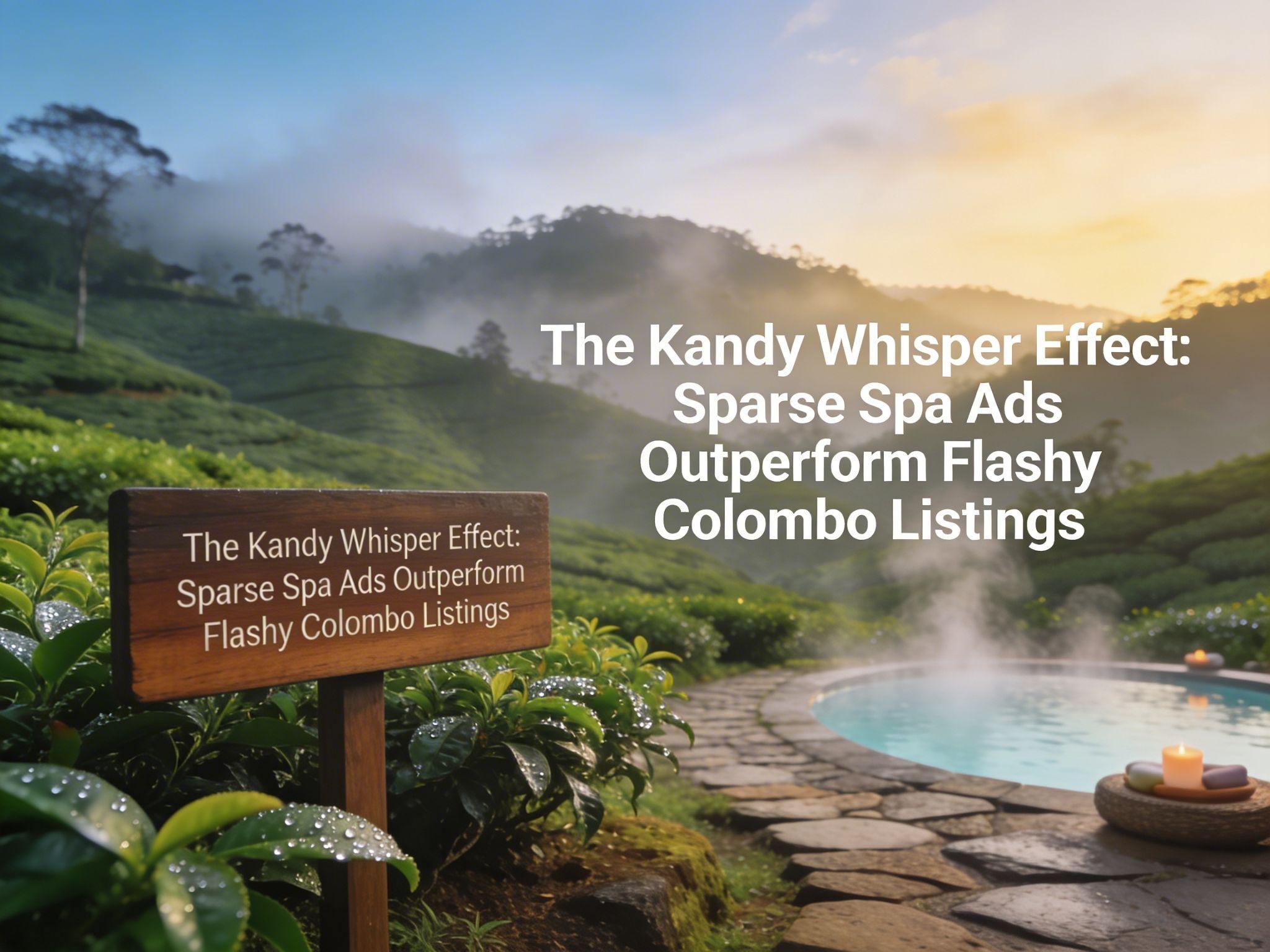 The Kandy Whisper Effect: Sparse Spa Ads Outperform Flashy Colombo Listings