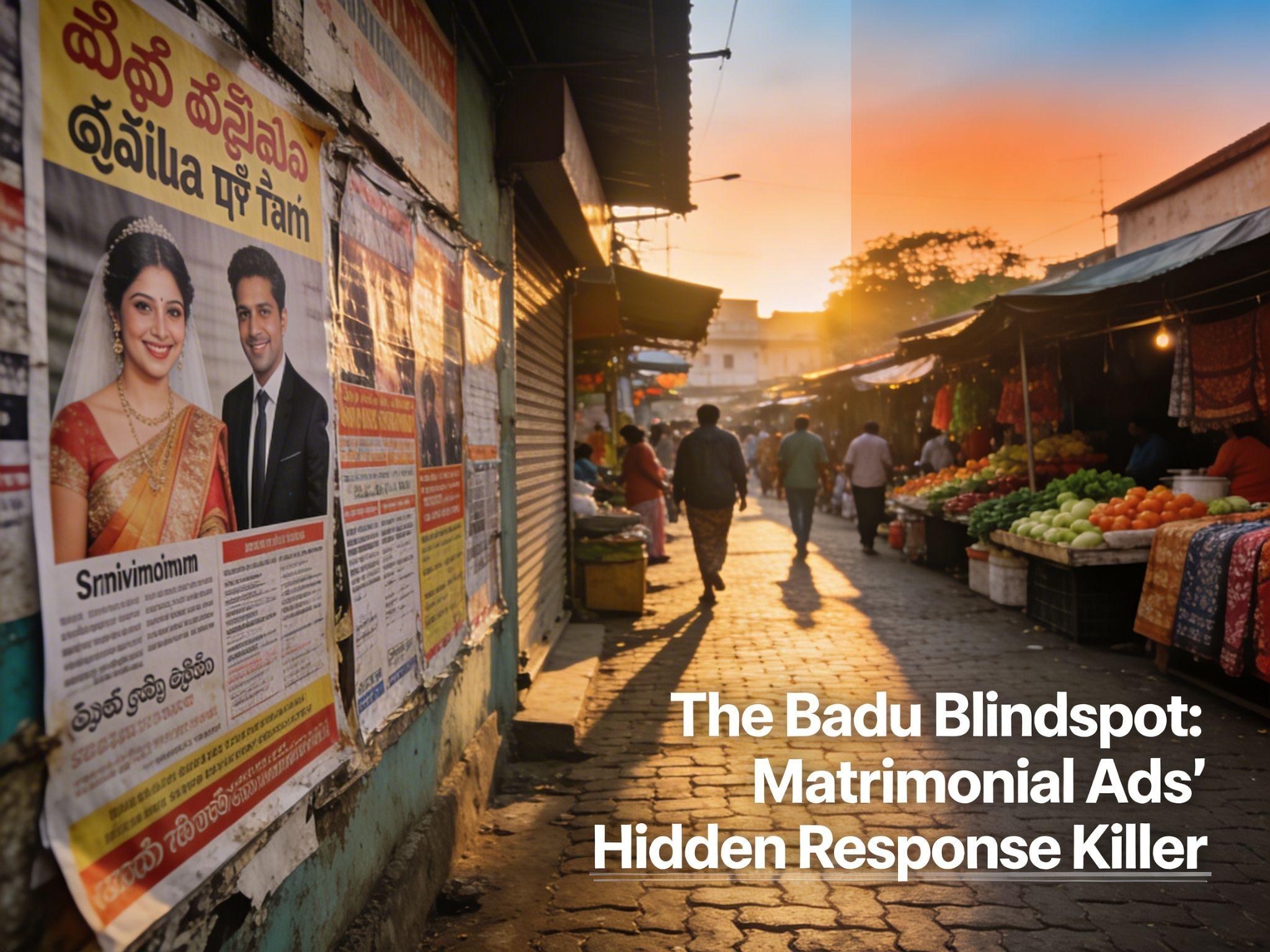 The Badu Blindspot - Matrimonial Ads' Hidden Response Killer