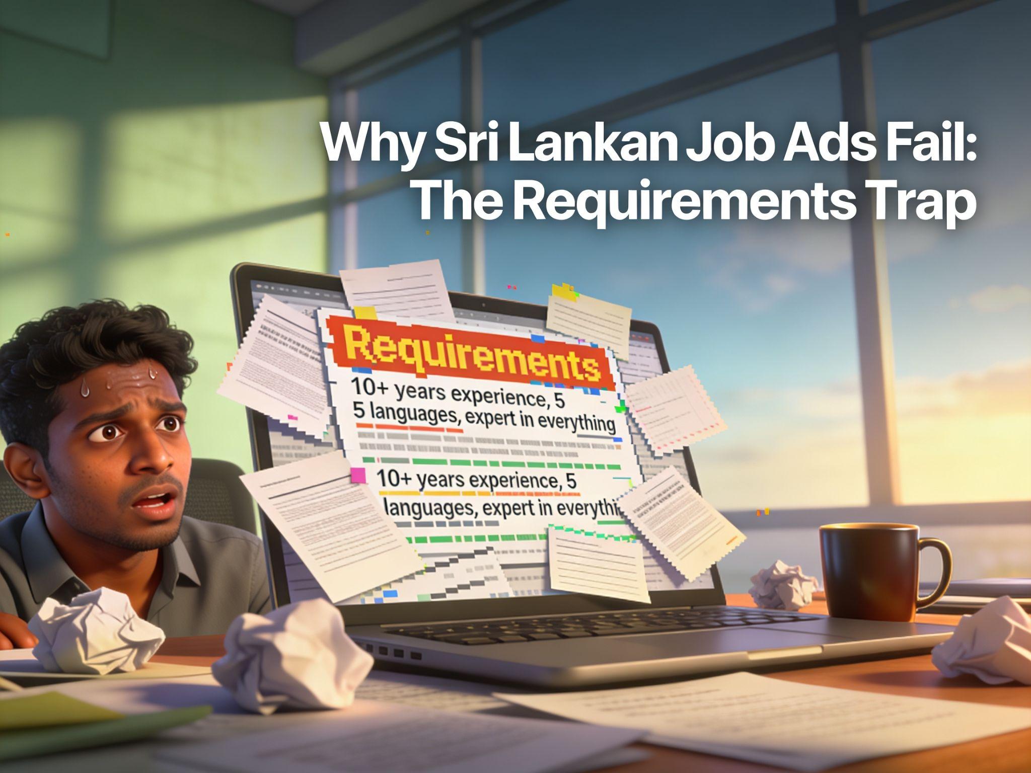 Why Sri Lankan Job Ads Fail: The Requirements Trap