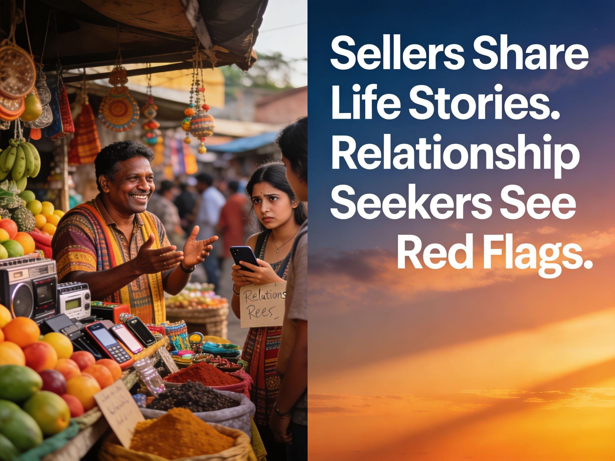 Sellers Share Life Stories. Relationship Seekers See Red Flags.