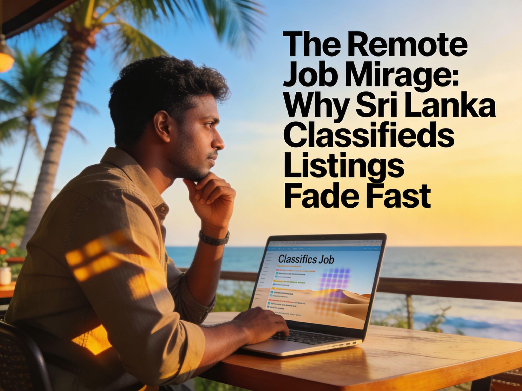 The Remote Job Mirage: Why Sri Lanka Classifieds Listings Fade Fast