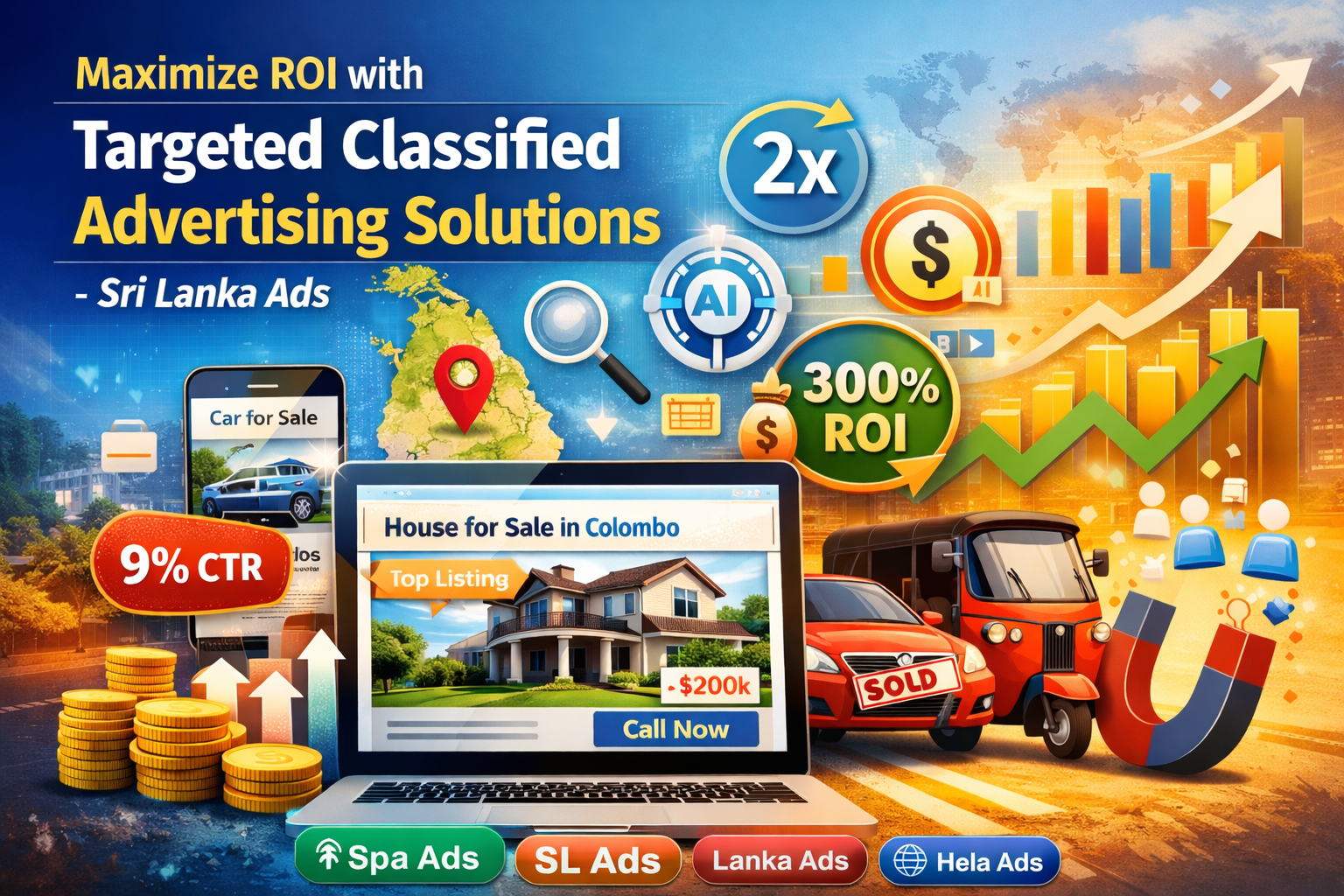 Maximize ROI with Targeted Classified Advertising Solutions - Sri Lanka Ads