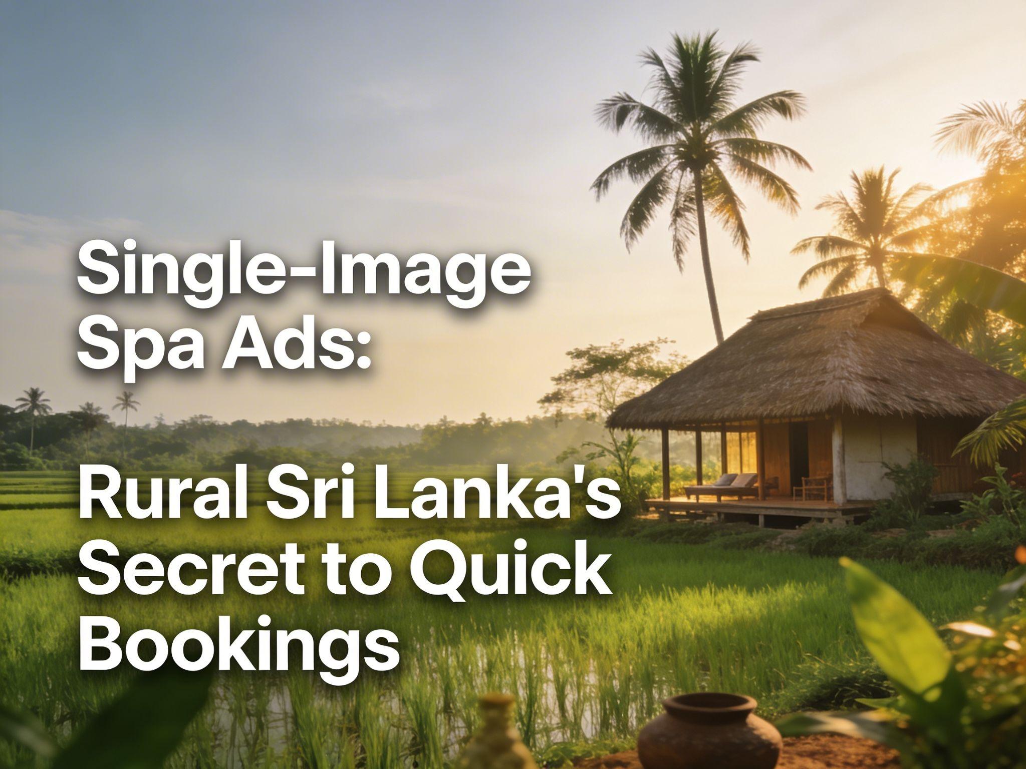 Hela Spa Ads - Single Images Fuel Rural Sri Lanka's Fastest Bookings
