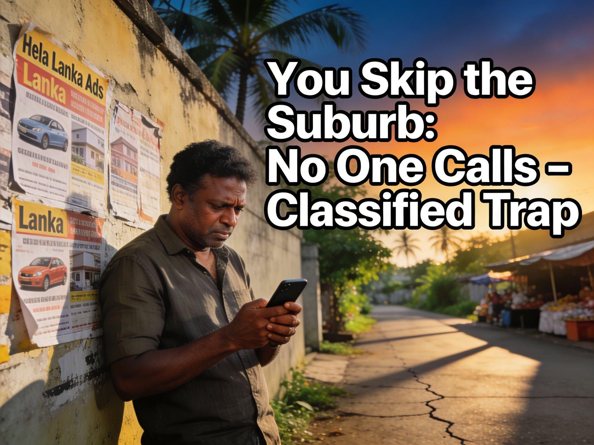 You Skip the Suburb: No One Calls - Lanka Classified Trap