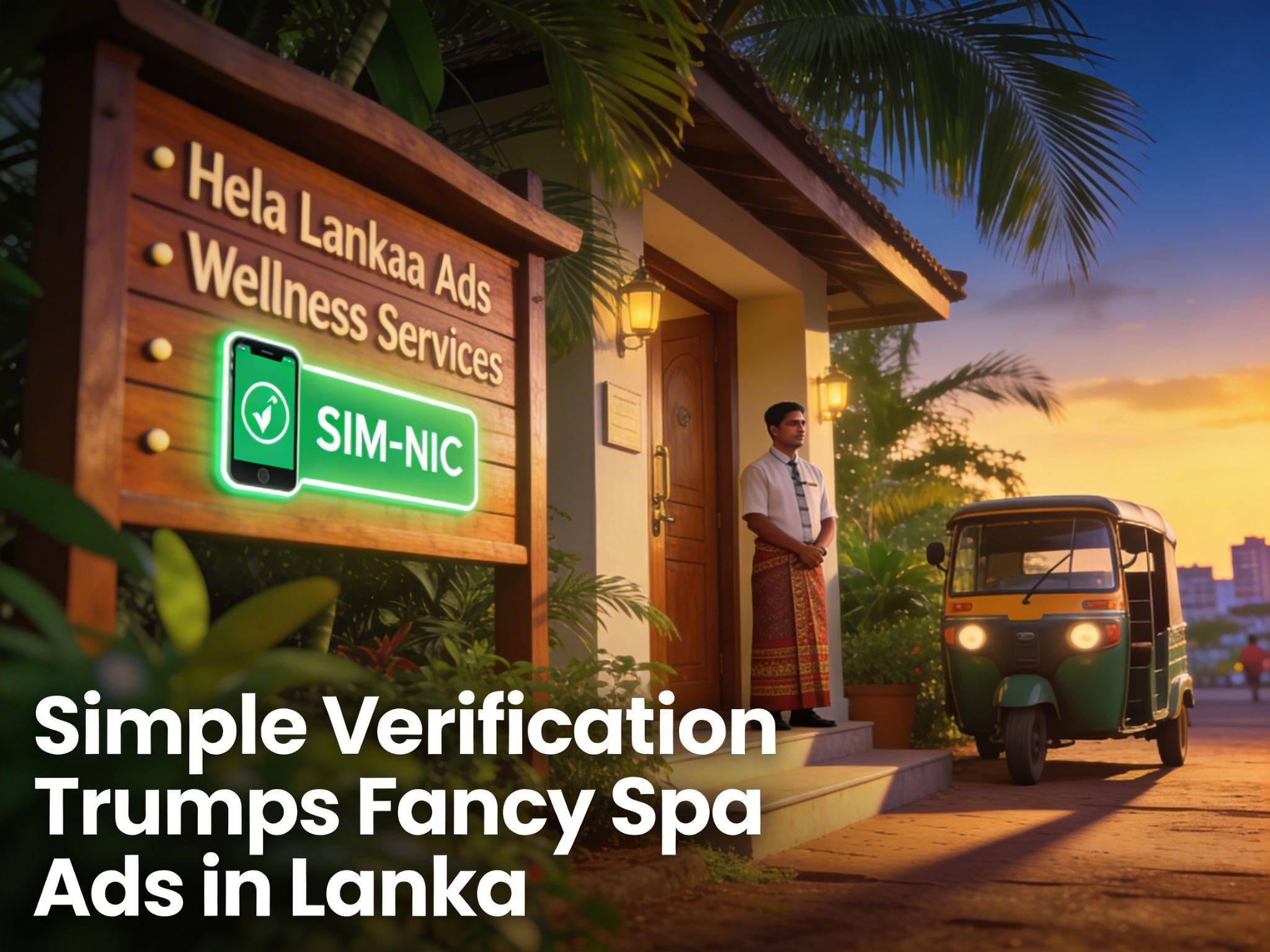 Simple Verification Trumps Fancy Spa Ads in Lanka