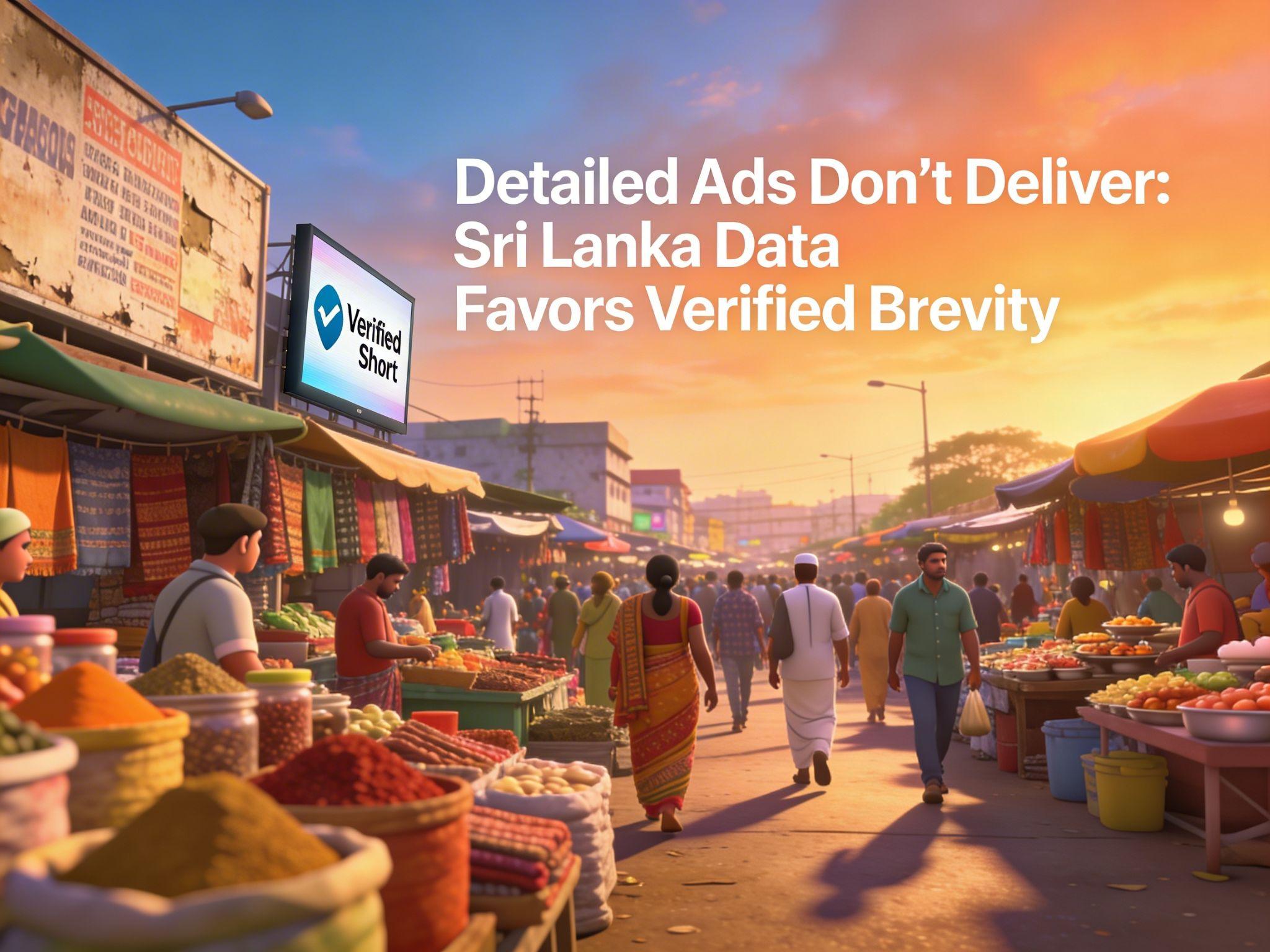 Detailed Ads Don't Deliver: Sri Lanka Data Favors Verified Brevity
