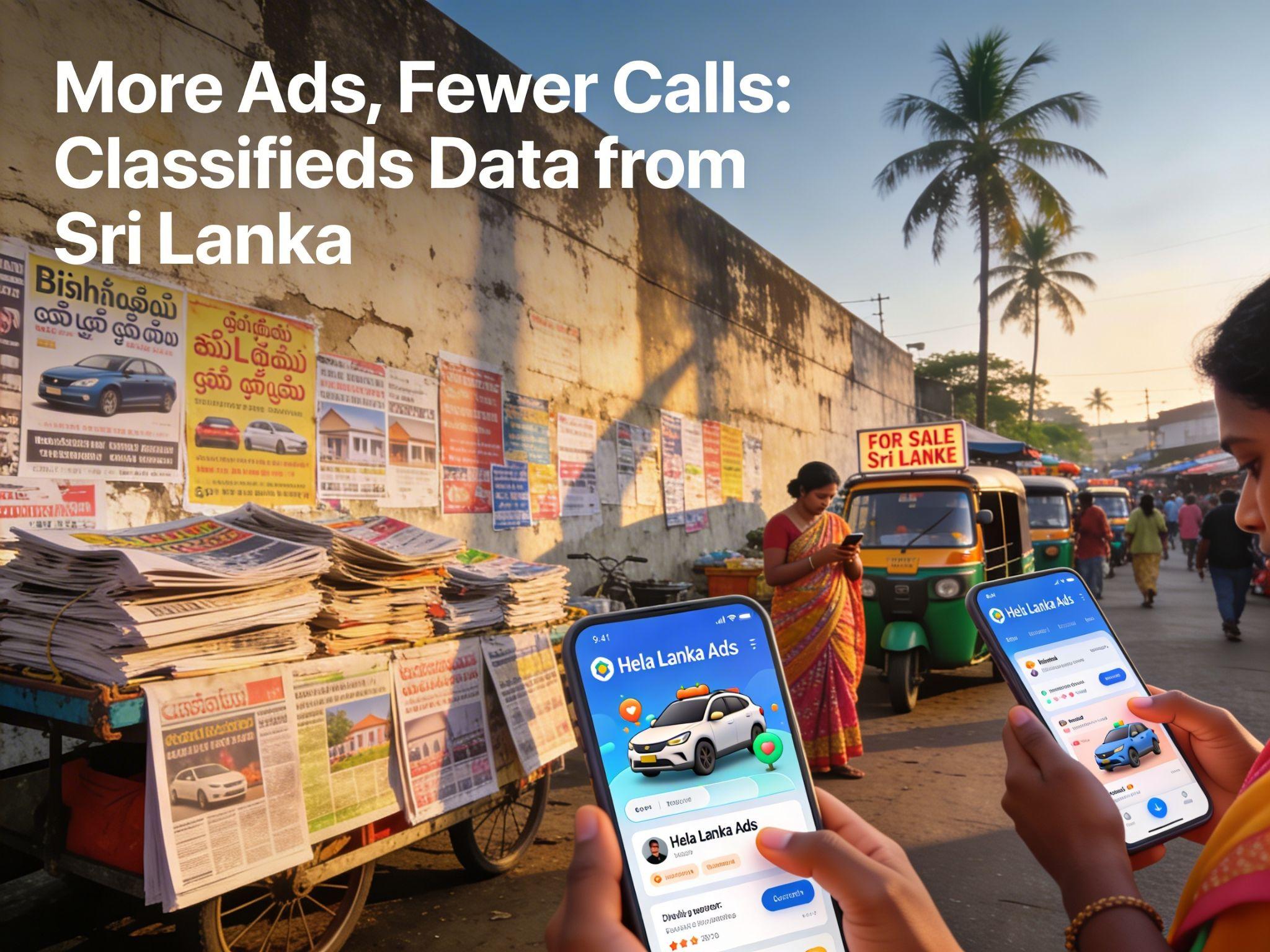 More Ads, Fewer Calls: Classifieds Data from Sri Lanka